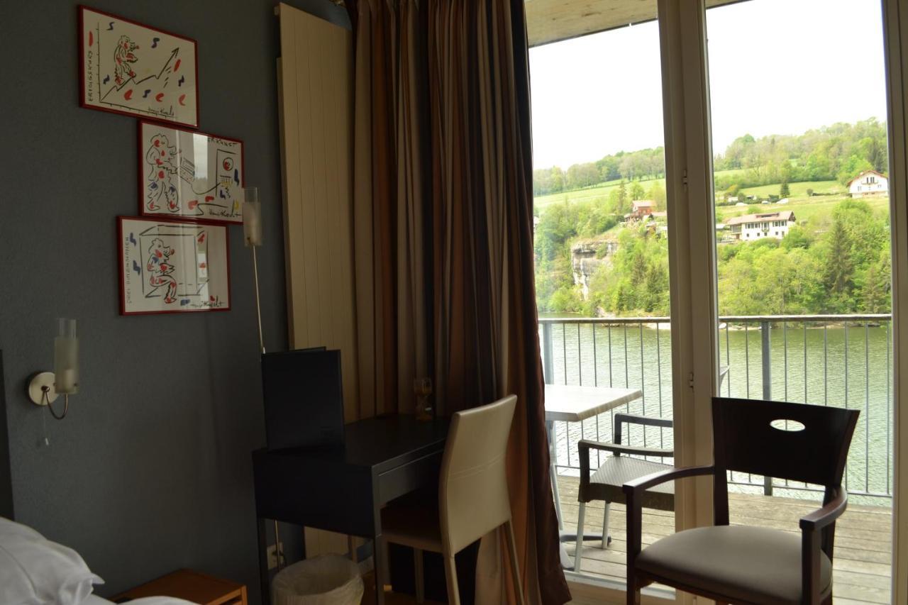Hotel Les Rives Du Doubs Les Brenets ภายนอก รูปภาพ